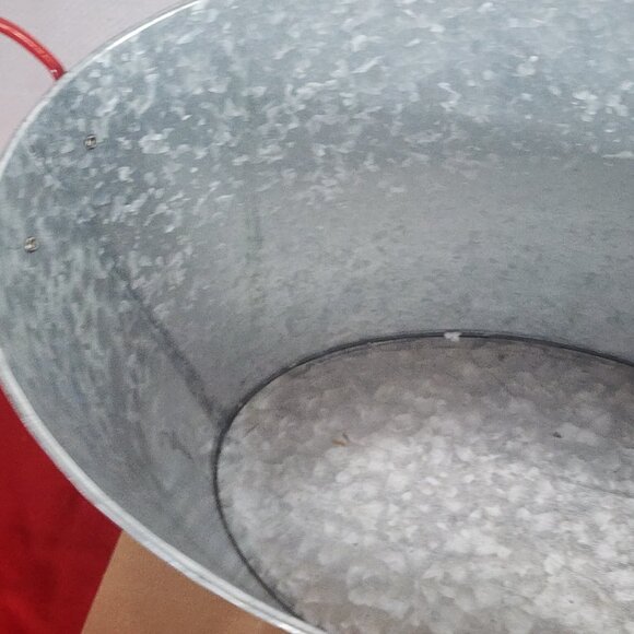 True Living Red White Blue Aluminum Grillin & Chillin Oval Outdoor Ice Bucket - Picture 7 of 16